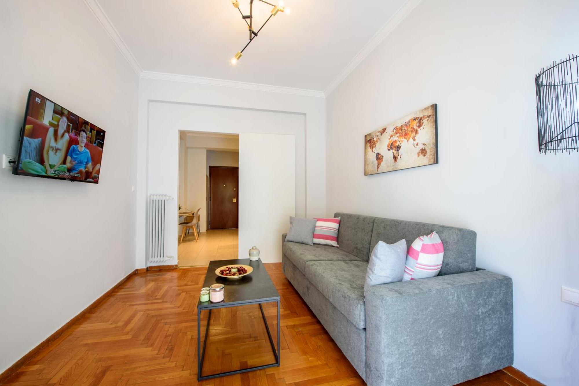 Spacious And Modern One Bedroom Apartment Athens Exterior photo